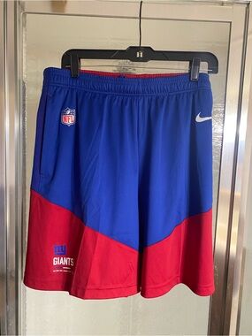 NFL Nike Men’s Blue and Red Athletic Shorts XL